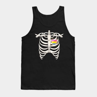 Ribcage With Pansexual Heart Tank Top